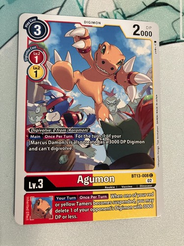 Agumon bt13 008 digimon - agumon,